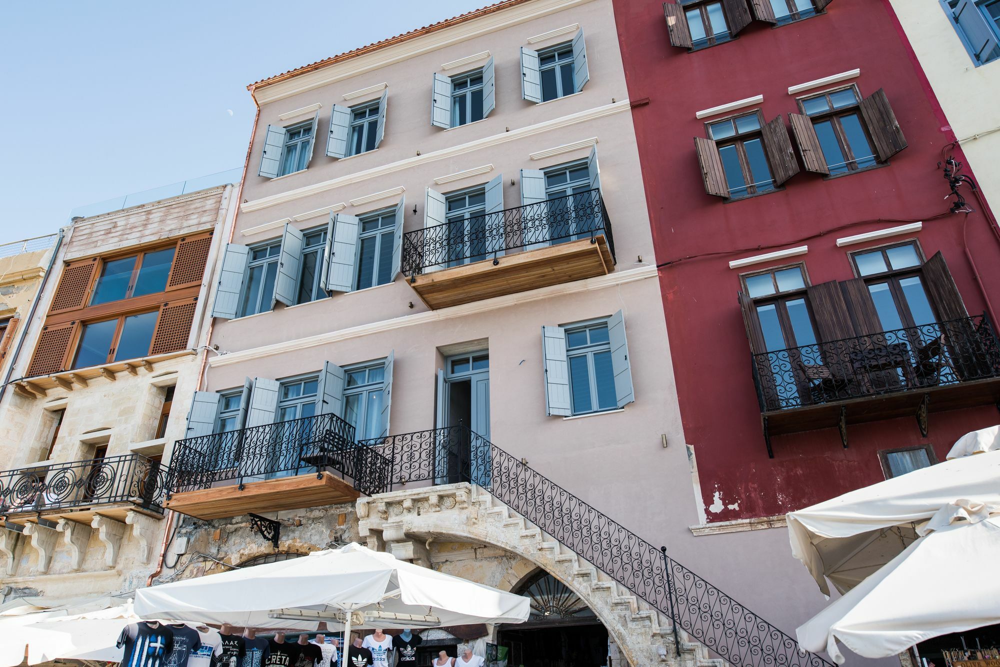 Scala De Faro Hotel Hriszí Aktí Haniá Kültér fotó